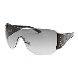 Bebe BB7013 Women's Animated Shield Black Sunglasses.Deluxe.com.ng