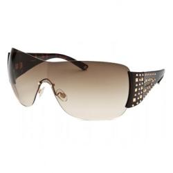 bebe BB7013 Women's Animated Shield Havana Sunglasses.Deluxe.com.ng