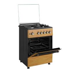 Maxi 60*60 (3+1) Burner Gas Cooker IGL Wood TR-deluxe.com.ng