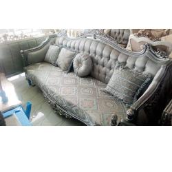 QUALITY DESIGNED 8 SEATERS SOFA WITH CENTRE TABLE & 2 SIDE STOOLS (BUS) - deluxe.com.ng