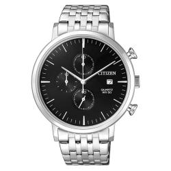 CITIZEN AN3610-55E MEN’S CHRONOGRAPH SILVER BRACELET WATCH - deluxe.com.ng