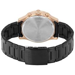 CITIZEN AN8196-55E MEN’S CHRONOGRAPH QUARTZ ROSE GOLD CASE BLACK BRACELET WATCH - deluxe.com.ng