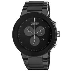 CITIZEN AT2245-57E MEN’S AXIOM ECO-DRIVE CHRONOGRAPH BLACK WATCH- deluxe.com.ng