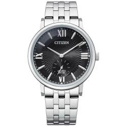 CITIZEN BE9170-72E MEN’S SLEEK BLACK DIAL SILVER BRACELET SMALL WATCH - deluxe.com.ng