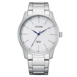 CITIZEN BH5000-59A MEN’S QUARTZ ANALOG SILVER DIAL DRESS WATCH - deluxe.com.ng