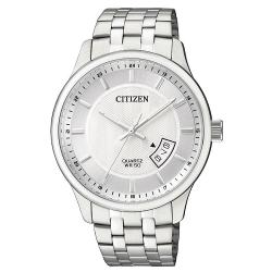 CITIZEN BI1050-81A MEN’S BLACK DIAL SILVER BRACELET QUARTZ DRESS WATCH - deluxe.com.ng