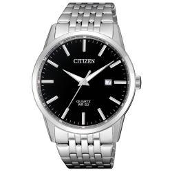 CITIZEN BI5000-87E MEN’S BLACK DIAL QUARTZ BRACELET WATCH - deluxe.com.ng