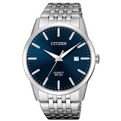 CITIZEN BI5000-87L MEN’S NAVY BLUE DIAL SILVER BRACELET QUARTZ DRESS WATCH - deluxe.com.ng