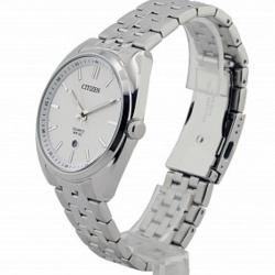 CITIZEN BI5090-50A MEN’S ANALOG WHITE DIAL SILVER BRACELET QUARTZ WATCH - deluxe.com.ng