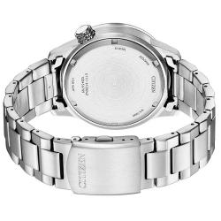 CITIZEN BM7550-87E ECO-DRIVE MEN’S BLACK DIAL SILVER BRACELET WATCH - deluxe.com.ng