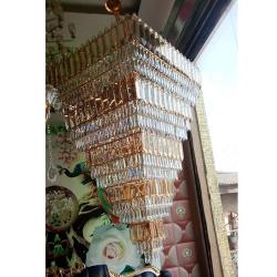 CRYSTAL 1200mm CHANDELIER QUALITY DESIGNED LIGHT - FOR INDOOR USE (OBIC) - deluxe.com.ng