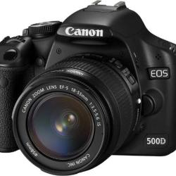 CANON PROFESSIONAL DIGITAL SLR  EOS500D CAMERA  18-55MM (DAME)