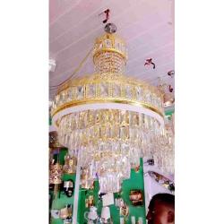 CRYSTAL CHANDELIER BY 500MM QUALITY LIGHT- FOR INDOOR USE (LIPLA) - deluxe.com.ng