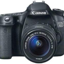 Canon Professional Digital SLR Camera EOS 70D with 18-55mm Lens (DAME) - Deluxe.com.ng