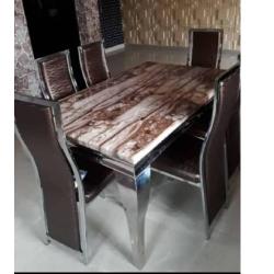 QUALITY DESIGNED ANIMAL LEG DINING TABLE WITH 6 CHAIRS - AVAILABLE (MOBIN)  - deluxe.com.ng