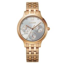 CITIZEN ED8183-54A WOMEN’S MOP DIAL GOLD BRACELET DRESS WATCH - deluxe.com.ng