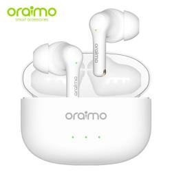 Oraimo FreePods 3 True Wireless Earbuds ENC Calling Noise Cancellation - B&W