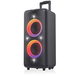 F&D PA300 100 Watt Wireless Bluetooth Party Speaker (Black) - deluxe.com.ng