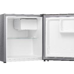 HISENSE SINGLE DOOR REFRIGERATOR | 44 LITRE | LOW NOISE | ENVIRONMENT-FRIENDLY TECHNOLOGY| SILVER COLOUR - REF 045DR - deluxe.com.ng