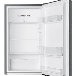 HISENSE SINGLE DOOR REFRIGERATOR | 90 LITRE | LOW NOISE | ENVIRONMENT-FRIENDLY TECHNOLOGY| SILVER COLOUR - REF 093DR - deluxe.com.ng