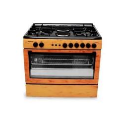 SCANFROST 90x60CM 4 GAS 2 HOTPLATE WITH OVEN COOKER | SFC9425NGF  - deluxe.com.ng