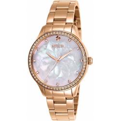 INVICTA 28057 WOMEN’S WILDFLOWER QUARTZ 3 HAND WHITE DIAL WATCH - Deluxe.com.ng