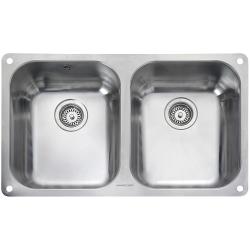 KITCHENCRAFT UNDERMOUNT 2 BOWL SINK SH8650U