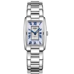 ROTARY LB05435/07 WOMEN’S CAMBRIDGE RECTANGULAR CASE MOP DIAL WATCH