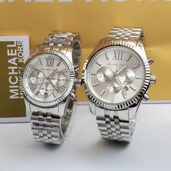 MICHAEL KORR EXCLUSIVE DESIGNERS WRISTWATCH WITH SILVER CHAIN (SAWW) - DELUXE.COM.NG