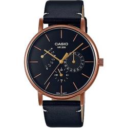 CASIO MTP-E320RL-1EVDF MEN’S MULTIFUNCTION GENUINE LEATHER BAND WATCH