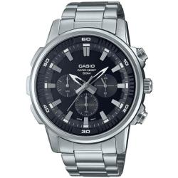 CASIO MTP-E505D-1AVDF MEN’S CHRONOGRAPH BLACK DIAL BRACELET WATCH