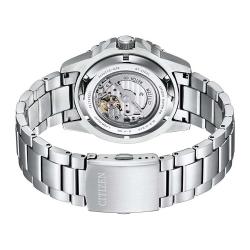 CITIZEN NJ0120-81E MEN’S AUTOMATIC SILVER BRACELET WATCH - deluxe.com.ng