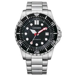 CITIZEN NJ0120-81E MEN’S AUTOMATIC SILVER BRACELET WATCH - deluxe.com.ng