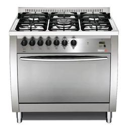 Scanfrost 90X60 5 Gas Burner + 1 WOK Burner Standing Cooker Pearl Black | PNG96G2G - deluxe.com.ng