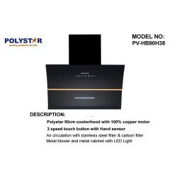 POLYSTAR 90CM RANGE HOOD – PV-HB90H38 - duluxe.com.ng