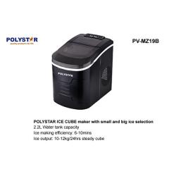 POLYSTAR ICE CUBE MAKER | PVMZ19B (BLACK) - deluxe.com.ng