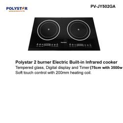  Polystar 2 Burners Built-In Electric Gas Hob | PV-JY502GA - deluxe.com.ng