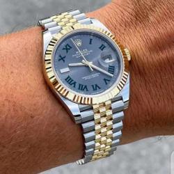 ROLEX GENEVE EXCLUSIVE DESIGNERS WRISTWATCH WITH SILVER AND TOUCH OF GOLD (SAWW) - DELUXE.COM.NG