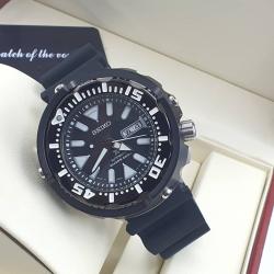 SEIKO EXQUISITE BLACK RUBBER STRAP WRISTWATCH WITH BLACK & WHITE SCREEN