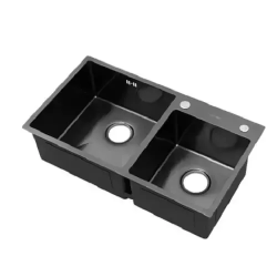 KITCHENCRAFT SINK D/BOWL BLACK SH8650G/B - deluxe.com.ng