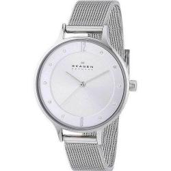 SKAGEN SKW2149 WOMEN’S ANITA SILVER DIAL STAINLESS STEEL MESH MEDIUM WATCH