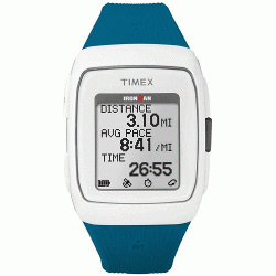 TIMEX TW5M12000 UNISEX IRONMAN GPS BLUE SILICONE STRAP SPORT WATCH