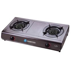 Haier Thermocool TABLE TOP Gas Cooker 2HOB TGC-2TA TEFLON DUO - deluxe.com.ng