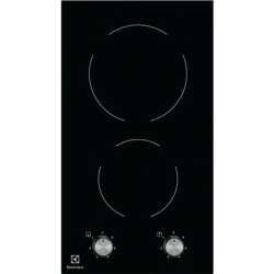 Electronic Hob | 30 cm EHF3920BOK Electric Hob Black Domino Glass Ceramic Finish - deluxe.com.ng