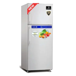 SCANFROST 196 LTRS DOUBLE DOOR REFRIGERATOR | SFR210DM  - deluxe.com.ng