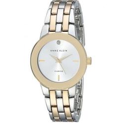 ANNE KLEIN AK/1931SVTT WOMEN'S DIAMOND-ACCENTED DIAL TWO-TONE BRACELET MEDIUM SIZE WATCH