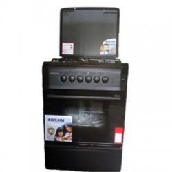 Bruhm Gas Cooker 4 Burners | BGC- 6640G2 |BLACK & SILVER 