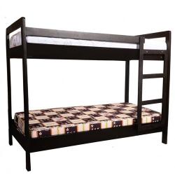 CADET WOODEN BUNK BED WITH LADDER (3 X 6FT) - deluxe.com.ng