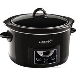 Crock Pot 4.7l Gloss Black Digital Countdown Slow Cooker