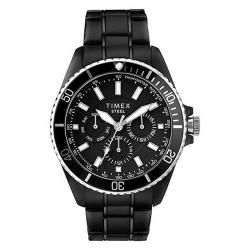 TIMEX T2T590 MEN’S MULTIFUNCTION BLACK BRACELET WATCH 